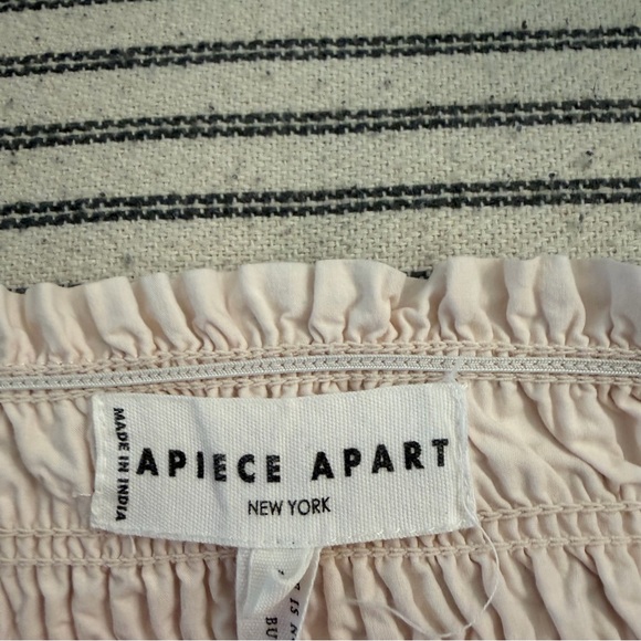 Apiece Apart New York Cream Ora Smock Maxi Skirt Size Small 36288 - Picture 8 of 13